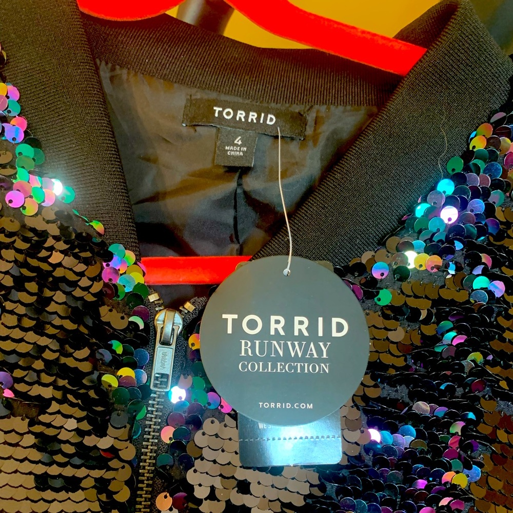 Torrid Runway Collection Bomber Jacket